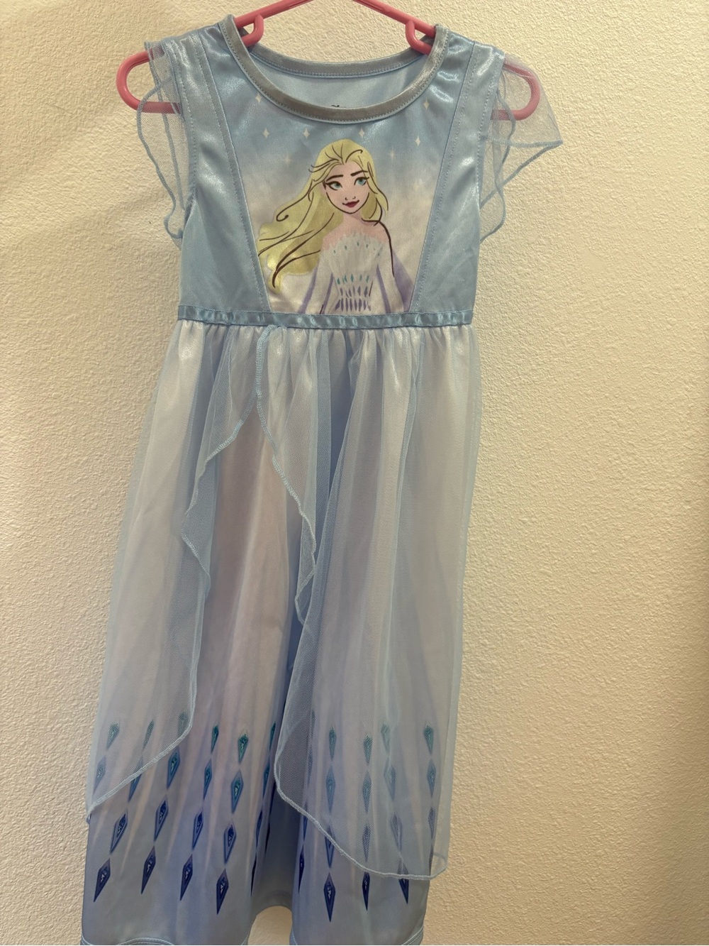 Girls Light Blue Elsa-Inspired Dress-Up Costume